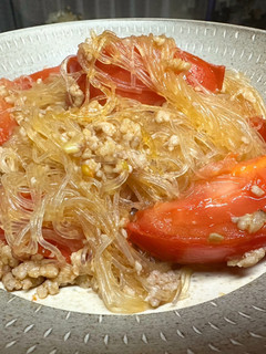 すぐできておいしい!麻婆トマト春雨-レシピのメイン写真