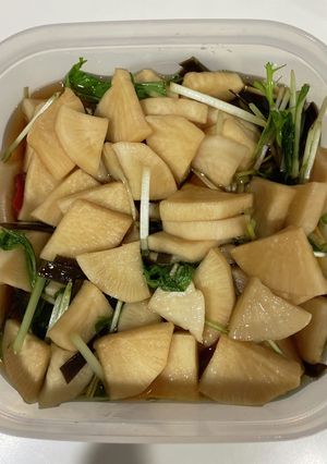 大根の醤油漬け-レシピのメイン写真