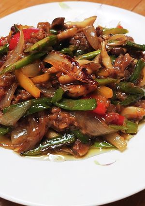牛肉とカラフル野菜のオイスター炒め-レシピのメイン写真