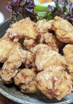 しっとり鶏むね肉のにんにく醤油マヨ唐揚げ-レシピのメイン写真