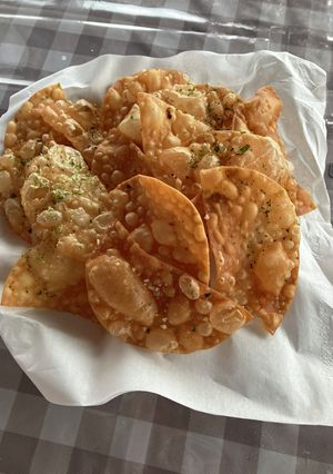 餃子の皮チップス-レシピのメイン写真