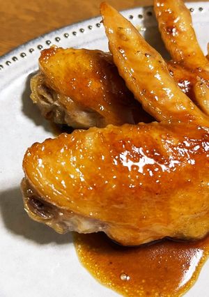 フライパンで鶏手羽先の照り焼き-レシピのメイン写真