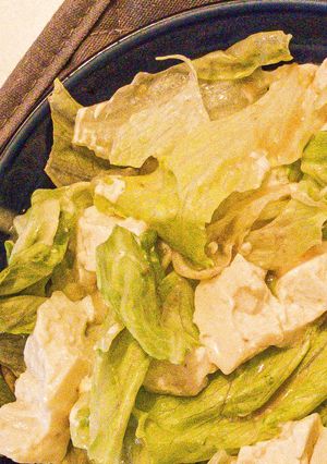 豆腐とレタスのチーズサラダ-レシピのメイン写真
