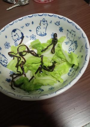 キャベツとごま昆布-レシピのメイン写真