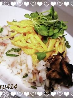 鯵の干物de混ぜ寿司-レシピのメイン写真