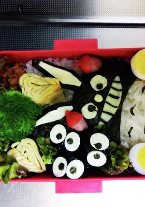 キャラ弁、トトロ-レシピのメイン写真