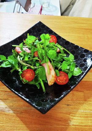 旬だ！クレソンとベーコンサラダ-レシピのメイン写真