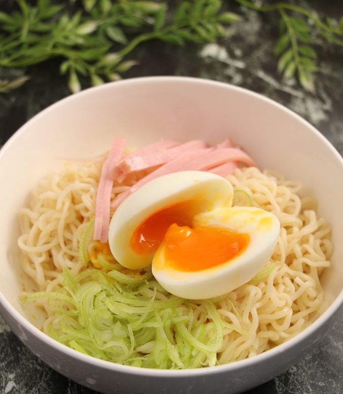 レンチン！サッポロ一番冷やし塩ラーメン-レシピのメイン写真
