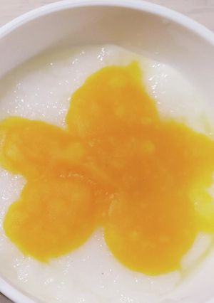 花が咲いたよ。かぼちゃお粥-レシピのメイン写真