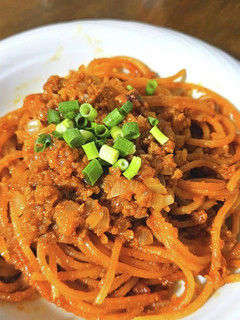 混ぜてレンチン!超簡単ミートソースパスタ-レシピのメイン写真