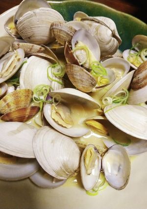 浅蜊とホンビノス貝の酒蒸し-レシピのメイン写真