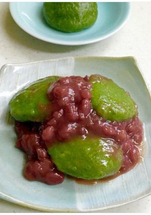 ★翌日も柔らかい餅 (よもぎ餅)-レシピのメイン写真