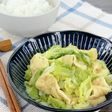 *簡単あと一品*キャベツと油揚の白だし煮