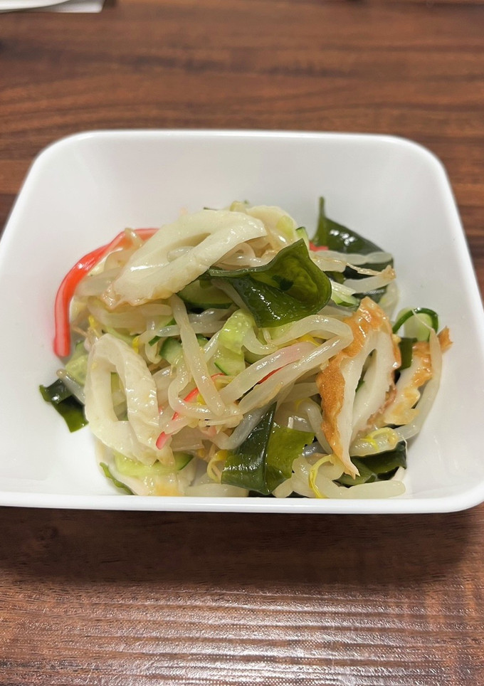もやしの中華風サラダ(酢の物)-レシピのメイン写真