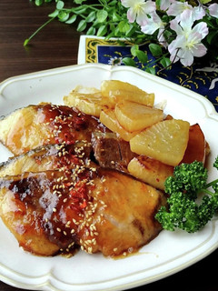 ご飯が3杯進む☆ぶりの韓国風照り煮-レシピのメイン写真