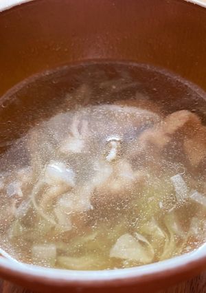 豚こまとキャベツの塩スープ-レシピのメイン写真