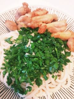 絶品 ニラ油うどん-レシピのメイン写真