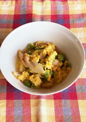 豆の卵とじ-レシピのメイン写真