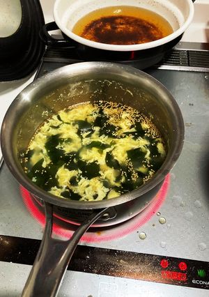 我が家の味 ワカメと白ごまの中華スープ-レシピのメイン写真