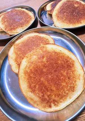 やみつきチーズINホットケーキ。おやつに-レシピのメイン写真