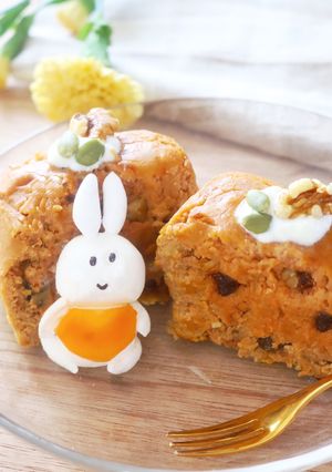 簡単ヘルシー♪おからのキャロットケーキ-レシピのメイン写真