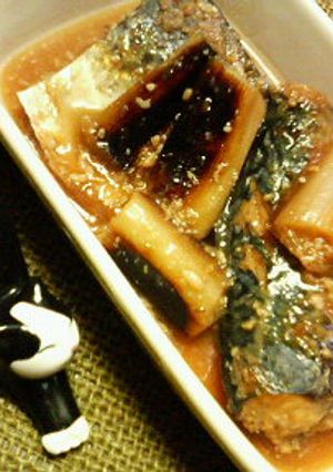 ✿鯖と❀グリルネギの✿味噌煮-レシピのメイン写真