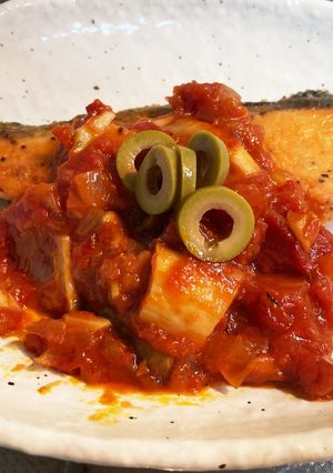 サーモンのムニエル　トマトソース-レシピのメイン写真