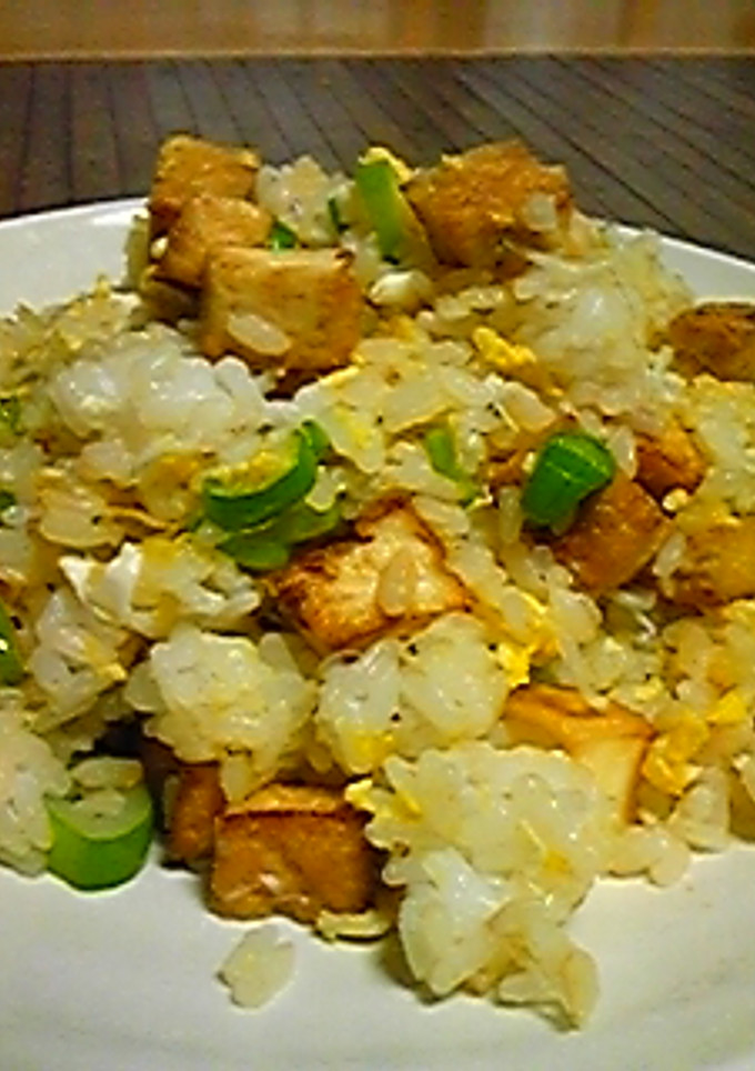 厚揚げとしらすの簡単チャーハン-レシピのメイン写真