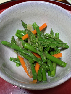つまみタラの野菜漬け(アスパラ)-レシピのメイン写真