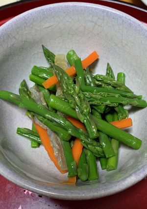 つまみタラの野菜漬け(アスパラ)-レシピのメイン写真
