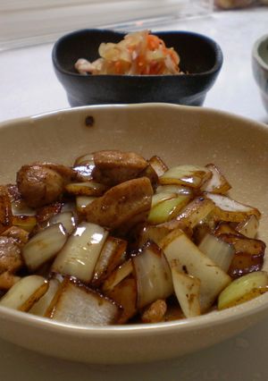 醤油だけｄｅ超簡単☆鶏の玉ネギ炒め-レシピのメイン写真