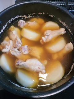 とり手羽と大根のさっぱりポン酢仕立て煮-レシピのメイン写真