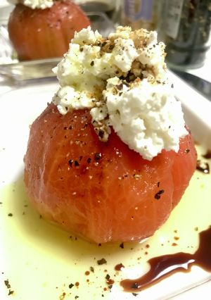 夏！フローズントマトとチーズの前菜-レシピのメイン写真