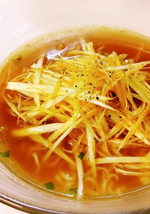 サテトム千切りねぎのせラーメン。-レシピのメイン写真