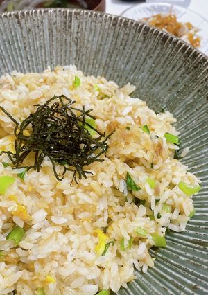 小松菜とツナのオイスターチャーハン-レシピのメイン写真