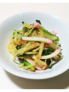 新じゃがいもとニラ梅肉和え-レシピのメイン写真