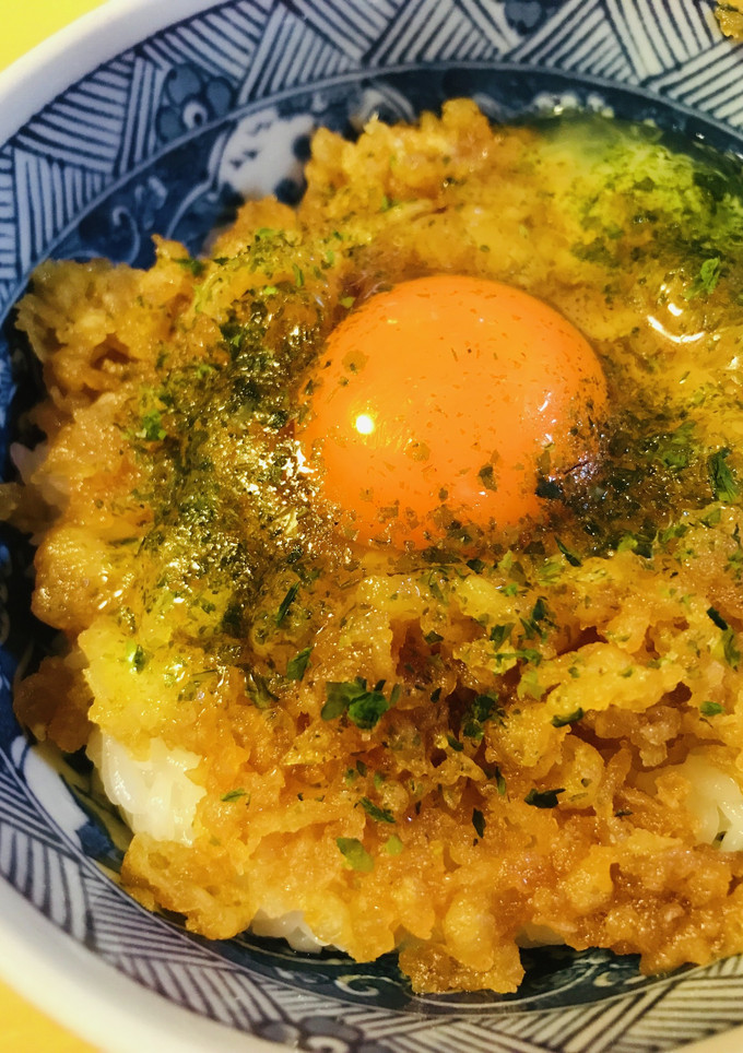 天つゆ丼●揚げ玉/天かす活用節約レシピ-レシピのメイン写真