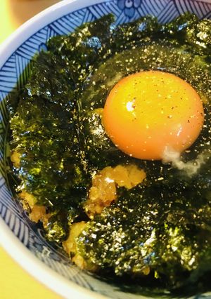 たまごかけごはん系●のり天つゆ丼-レシピのメイン写真