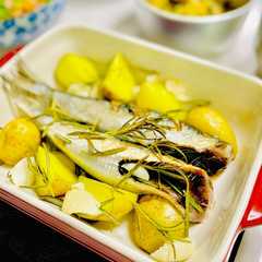 รูปของ イワシのハーブ焼き