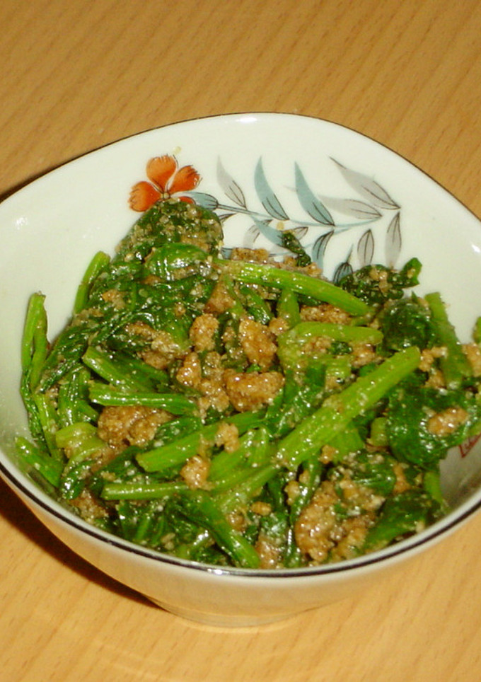 ほうれん草のごま味噌和え-レシピのメイン写真