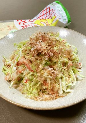春キャベツ＆カニカマのデリサラダ-レシピのメイン写真