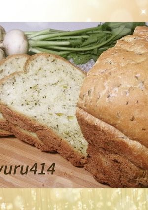 ホームベーカリーdeかぶの葉の食パン-レシピのメイン写真