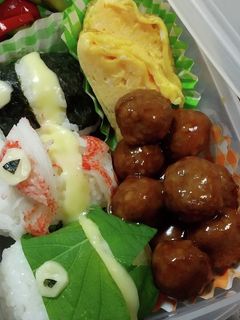 簡単おにぎり鯉のぼり弁当-レシピのメイン写真