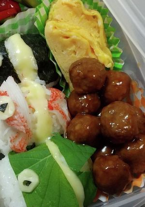 簡単おにぎり鯉のぼり弁当-レシピのメイン写真