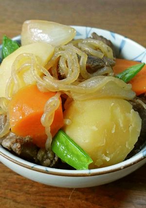 牛すね肉（カレー用角切り肉）で肉じゃが-レシピのメイン写真