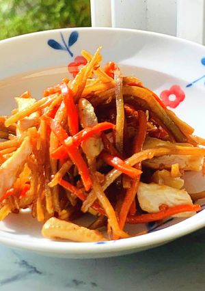 絶品！鶏きんぴら丼♡レンチン簡単-レシピのメイン写真