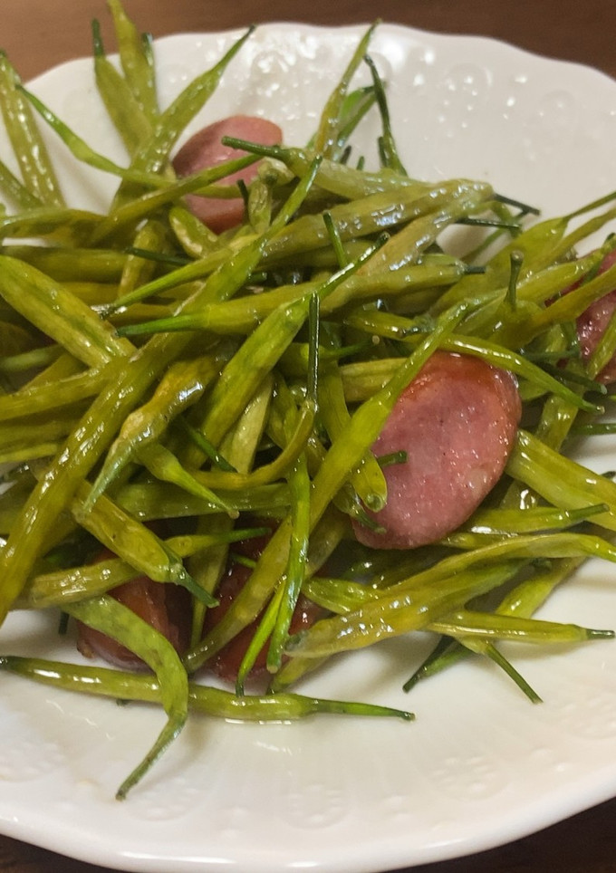 白菜の実の炒め物-レシピのメイン写真