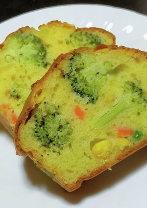 ブロッコリーとミックスベジタブルのケーキ-レシピのメイン写真