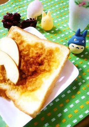 シナモン香る すりりんごのトースト -レシピのメイン写真