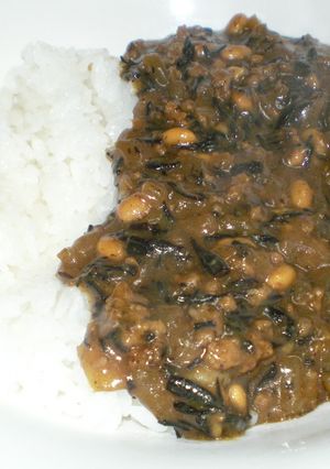 ひじきと納豆カレー-レシピのメイン写真